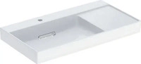 Geberit 505039001, Geberit One Waschtisch 90cm, Abgang horizontal wei&szlig;