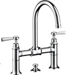 Axor 16511800, Axor Montreux 2-Griff Waschtischarmatur 220 Edelstahl