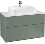 Villeroy & Boch Finion Waschtischunterschrank 1000 x 603 x 501mm, Abdeckplatte wei&szlig;