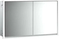 emco 979805121, emco loft Spiegelschrank Unterputz, 1300mm Aluminium/Spiegel