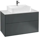 Villeroy & Boch Finion Waschtischunterschrank 1000 x 603 x 501mm, Abdeckplatte wei&szlig;