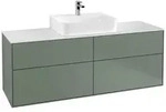 Villeroy & Boch Finion Waschtischunterschrank 1600 x 603 x 501mm, Abdeckplatte wei&szlig;
