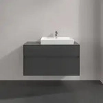 Villeroy & Boch Collaro Waschtischunterschrank 1000 x 548 x 500mm - Glossy Grey