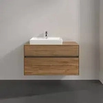 Villeroy & Boch Collaro Waschtischunterschrank 1000 x 548 x 500mm - Kansas Oak