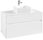 Villeroy & Boch Collaro Waschtischunterschrank 1000 x 548 x 500mm - Wei&szlig; matt