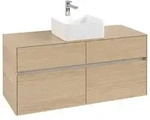 Villeroy & Boch Collaro Waschtischunterschrank 1200 x 548 x 500mm - Nordic Oak
