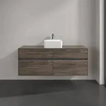 Villeroy & Boch Collaro Waschtischunterschrank 1400 x 548 x 500mm - Stone Oak