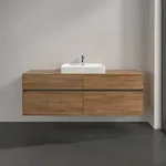 Villeroy & Boch Collaro Waschtischunterschrank 1600 x 548 x 500mm - Kansas Oak