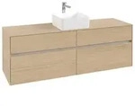 Villeroy & Boch Collaro Waschtischunterschrank 1600 x 548 x 500mm - Nordic Oak