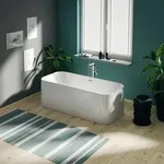 Duravit DuraFoga freistehende Badewanne - Wei&szlig;