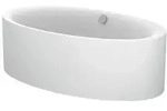 Bette Eve Oval Silhouette freistehende Badewanne - Wei&szlig;