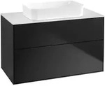 Villeroy & Boch Finion Waschtischunterschrank 1000 x 603 x 501mm, Abdeckplatte wei&szlig;