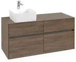 Villeroy & Boch Collaro Waschtischunterschrank 1200 x 548 x 500mm - Arizona Oak
