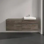 Villeroy & Boch Collaro Waschtischunterschrank 1600 x 548 x 500mm - Stone Oak