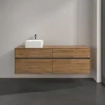 Villeroy & Boch Collaro Waschtischunterschrank 1600 x 548 x 500mm - Kansas Oak