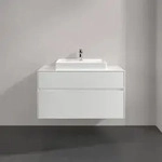 Villeroy & Boch Collaro Waschtischunterschrank 1000 x 548 x 500mm - Glossy White