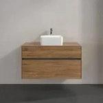 Villeroy & Boch Collaro Waschtischunterschrank 1000 x 548 x 500mm - Kansas Oak