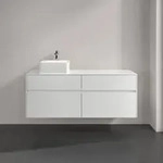 Villeroy & Boch Collaro Waschtischunterschrank 1400 x 548 x 500mm - Glossy White