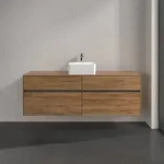 Villeroy & Boch Collaro Waschtischunterschrank 1600 x 548 x 500mm - Kansas Oak