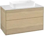 Villeroy & Boch Finion Waschtischunterschrank 1000 x 603 x 501mm, Abdeckplatte wei&szlig;