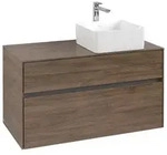 Villeroy & Boch Collaro Waschtischunterschrank 1000 x 548 x 500mm - Arizona Oak