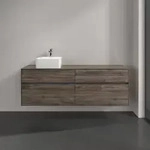 Villeroy & Boch Collaro Waschtischunterschrank 1600 x 548 x 500mm - Stone Oak
