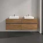 Villeroy & Boch Collaro Waschtischunterschrank 1600 x 548 x 500mm - Kansas Oak