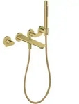 Axor Citterio C 3-Loch Wannenmischer mit Handbrause - polished gold optic