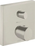 Axor 12715800, Axor Starck Organic Thermostat Unterputz mit Abstellventil Edelstahl