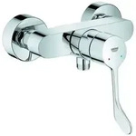 GROHE Eurosmart Einhand-Brausebatterie langer Metall-Hebelgriff - chrom