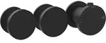 Gessi ORIGINI Hochleistung-Thermostat 2 Wege; Schwarz matt - Schwarz matt