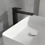 Villeroy & Boch Subway 3.0 Dreiloch-Waschtischarmatur - schwarz matt