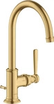 Axor 16517250, Axor Montreux Einhebel-Waschtischmischer 210 brushed gold optic