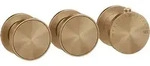 Gessi ORIGINI Hochleistung-Thermostat 2 Wege; warm bronze - warm bronze geb&uuml;rstet
