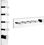 Gessi Rettangolo Wellness Unterputz-Thermostat f&uuml;r 4 Verbraucher, 3/4 - Finox Optik