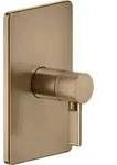 Gessi Inciso Dusche Unterputz-Einhebelmischer - warm bronze geb&uuml;rstet PVD