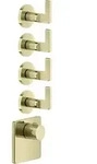 Gessi Inciso Hochleistungs-Thermostat mit 4 separaten Wegen - messing