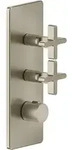 Gessi Inciso Hochleistungs-Thermostat mit 2 separaten Wegen - Finox Optik