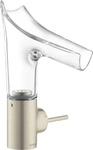Axor 12112820, Axor Starck V Einhebel-Waschtischmischer 140 brushed nickel