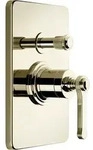 Gessi Venti20 Brause-Einhebelmischer mit Umlenkkartusche - messing