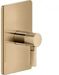 Gessi Inciso Dusche Unterputz-Einhebelmischer - warm bronze PVD