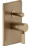 Gessi Inciso Dusche Unterputz-Einhebelmischer mit Umstellung - warm bronze...
