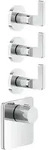 Gessi Inciso Hochleistungs-Thermostat mit 3 separaten Wegen - Bronze