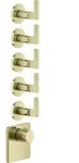 Gessi Inciso Hochleistungs-Thermostat mit 5 separaten Wegen - messing