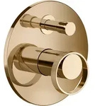 Gessi Anello 2-Wege Brause-Einhebelmischer - warm bronze PVD