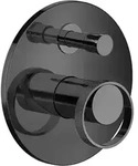 Gessi Anello 2-Wege Brause-Einhebelmischer - Metall schwarz