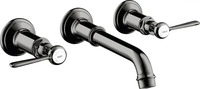 Axor 16534330, Axor Montreux 3-Loch Waschtischarmatur polished black chrome