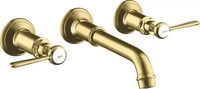 Axor 16534950, Axor Montreux 3-Loch Waschtischarmatur brushed brass