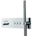 Steinberg Sensual Rain Unterputzthermostat f&uuml;r 3 Verbraucher - chrom