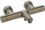 Hansa Viva Regenbrause-Duscharmatur - Bronze geb&uuml;rstet